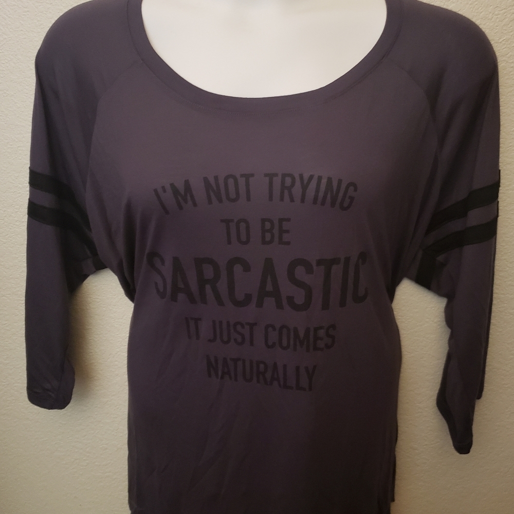 Football Tee 3 Quarter Sleeve